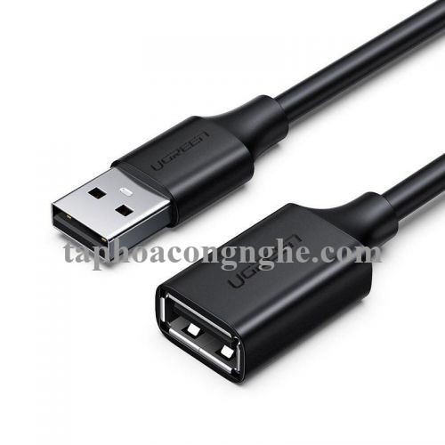 Ugreen 10313 0.5M màu Đen Cáp tín hiệu nối dài USB 2.0 lõi thuần đồng US103 30010313